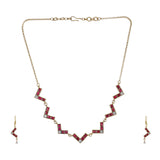 22k Gold Plated Megha Necklace Set