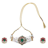 22k Gold Plated Madhavi Choker Set