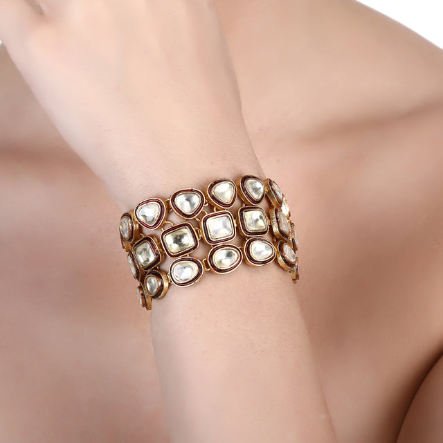 Megha Collection Amisha Kundan Bracelet