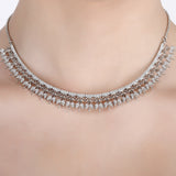 Palomi Zircon Necklace Set