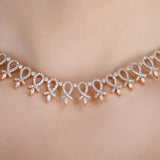 Vanya Zircon Necklace Set