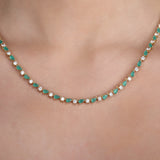 Palak Zircon Necklace Set
