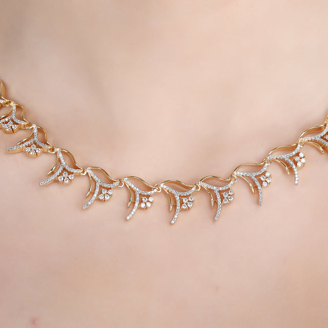 Rani Zircon Necklace Set