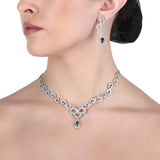 Rihaan Zircon Necklace Set