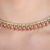 Mrinaline Zircon Necklace Set