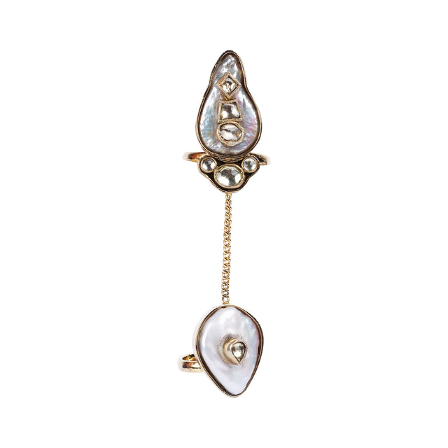 22k Gold Plated Teej Ambika Ring