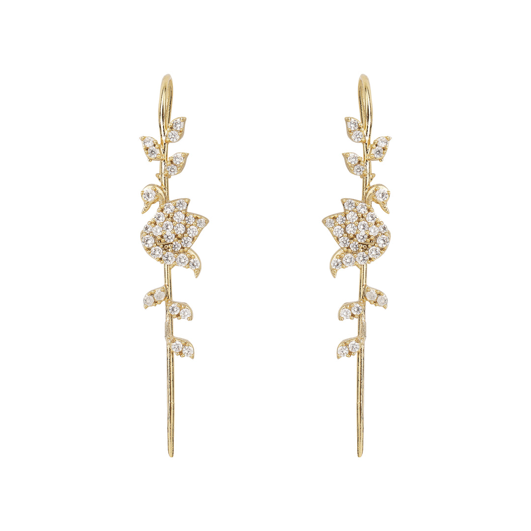 22k Gold Plated Ishira Lata Earpin