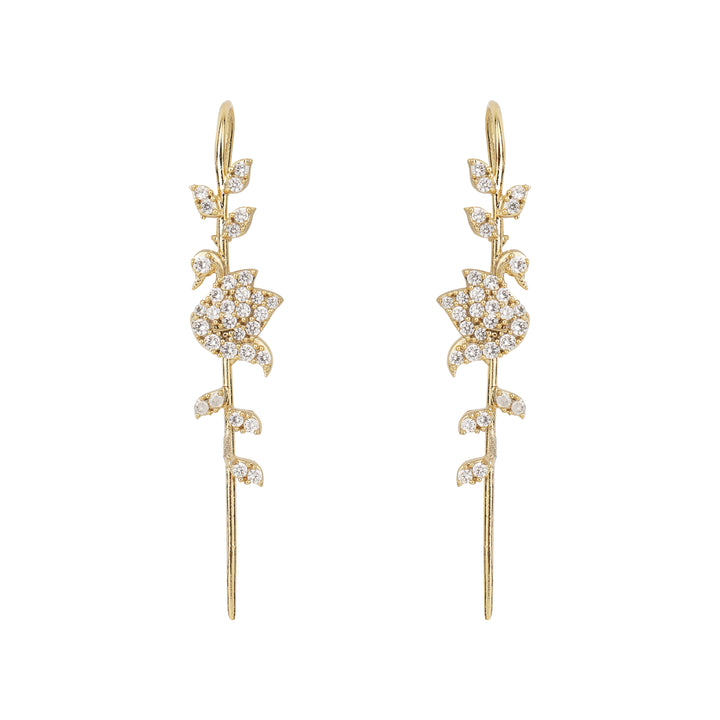 22k Gold Plated Ishira Lata Earpin