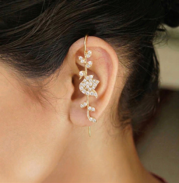 22k Gold Plated Ishira Lata Earpin