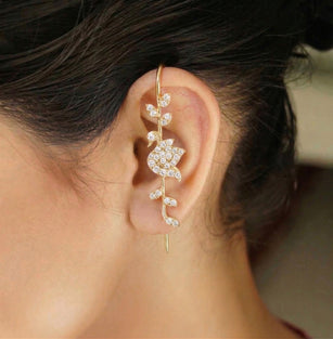 22k Gold Plated Ishira Lata Earpin