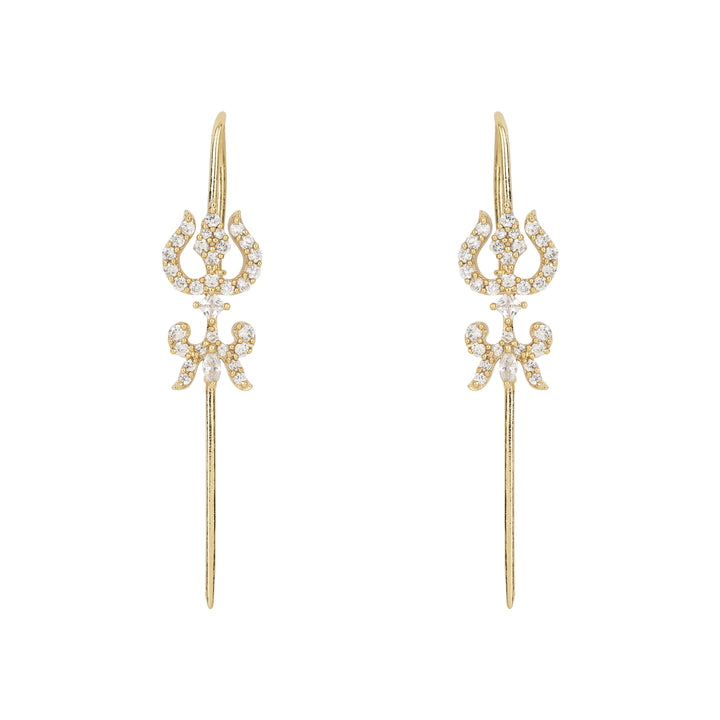 22k Gold Plated Ishira Chandra Earpin