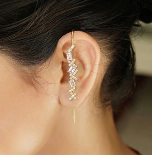22k Gold Plated Ishira Lehar Earpin
