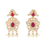 22k Gold Plated Teej Angira Necklace Set