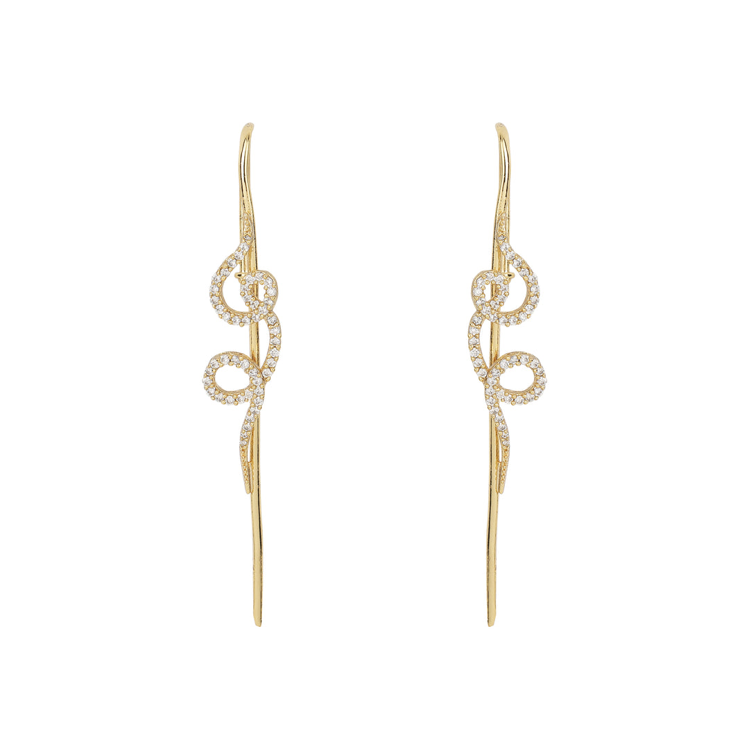 22k Gold Plated Ishira Veena Earpin