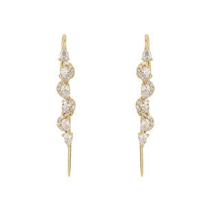 22k Gold Plated Ishira Mala Earpin