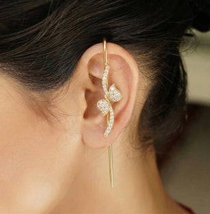 22k Gold Plated Ishira Kiran Earpin