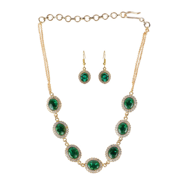 22k Gold Plated Teej Elira Necklace Set