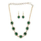 22k Gold Plated Teej Elira Necklace Set