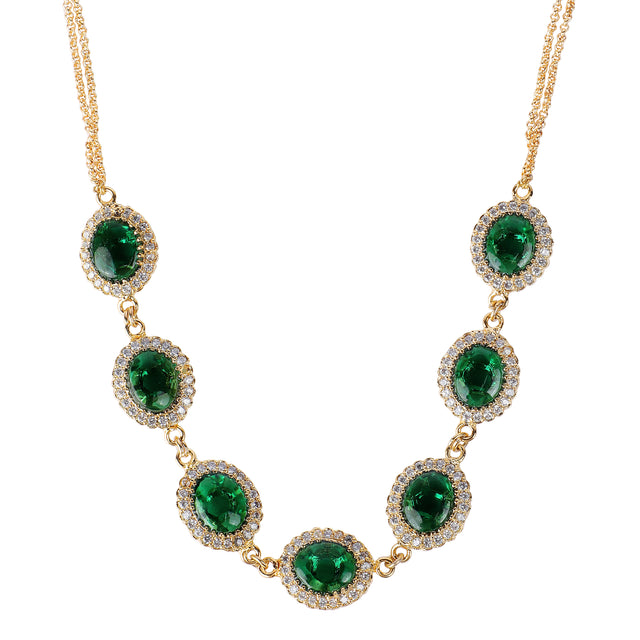 22k Gold Plated Teej Elira Necklace Set