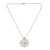 22k Gold Plated Teej Prabha Pendant Set