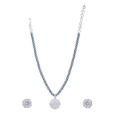 Anubhavi Zircon Pendant Set