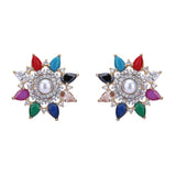 Mridula Zircon Pendant Set