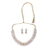 22k Gold Plated Teej Cubika Necklace Set