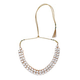 22k Gold Plated Teej Cubika Necklace Set