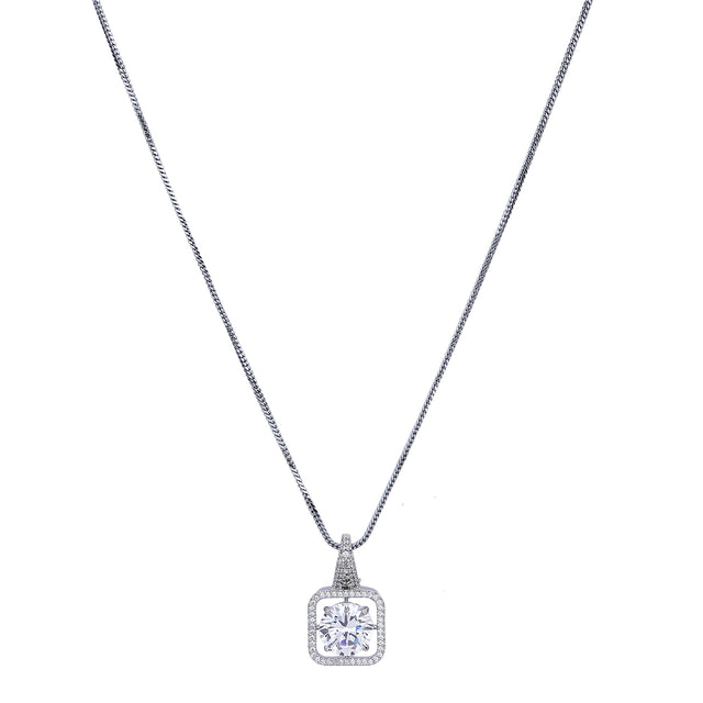 Amisha Zircon Pendant Set