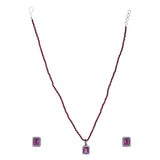 Anika Zircon Pendant Set