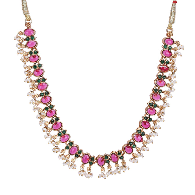 22k Gold Plated Roopa Necklace Set