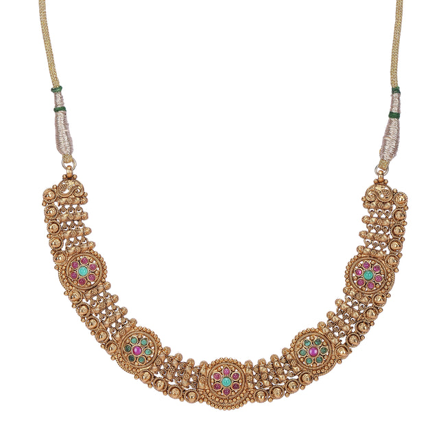 22k Gold Plated Queen Necklace Set