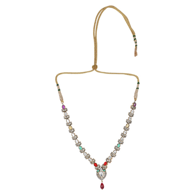 22k Gold Plated Teej Ankana Necklace Set