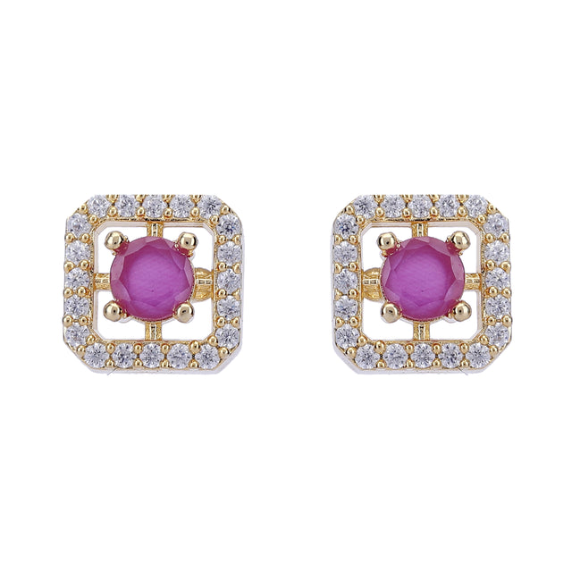 Pinki Zircon Pendant Set