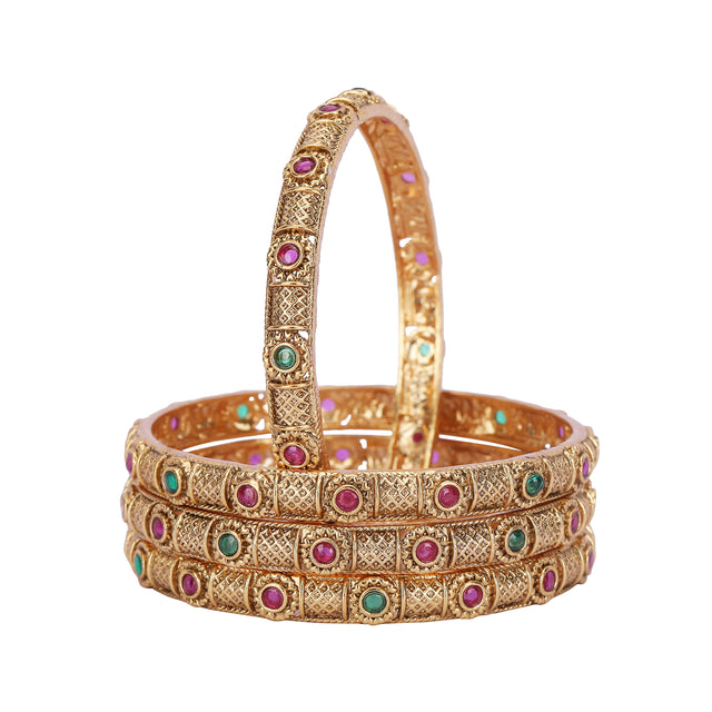 22k Gold Plated Risa Bangle