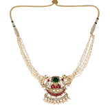 22k Gold Plated Teej Torana Pendant Set
