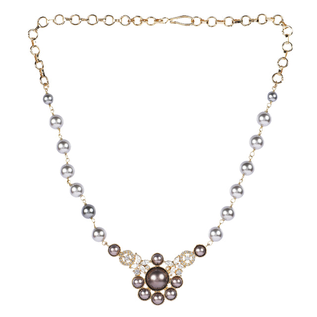 22k Gold Plated Teej Ambara Pendant Set