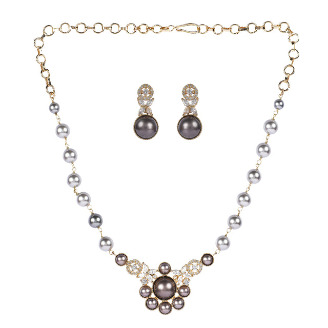 22k Gold Plated Teej Ambara Pendant Set