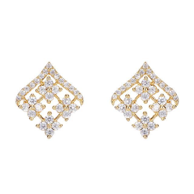 22k Gold Plated  Tribhujika Pendant Set