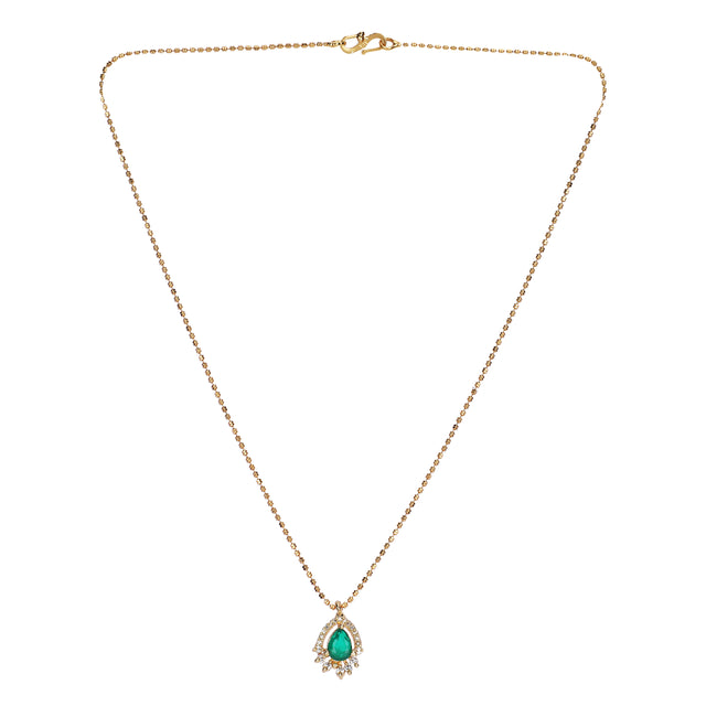 22k Gold Plated Neera Pendant Set