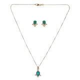 22k Gold Plated Harita Pendant Set