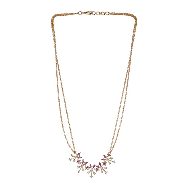 22k Gold Plated Jhalar Pendant Set