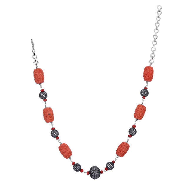 Surmai Pari Zircon String Necklace