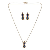 22k Gold Plated Dravya Pendant Set