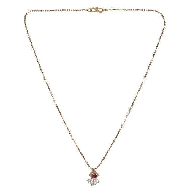 22k Gold Plated Trilika Pendant Set