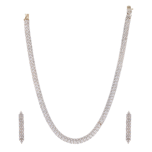 Anaisha Zircon Necklace Set