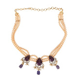22k Gold Plated Teej Anshula Choker Set