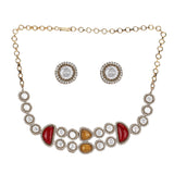 22k Gold Plated Teej Arnika Choker Set