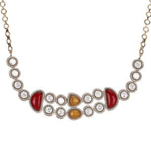 22k Gold Plated Teej Arnika Choker Set