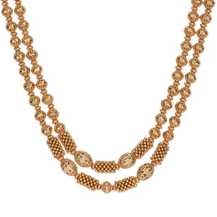 22k Gold Plated Teej Orbita Pendant Set